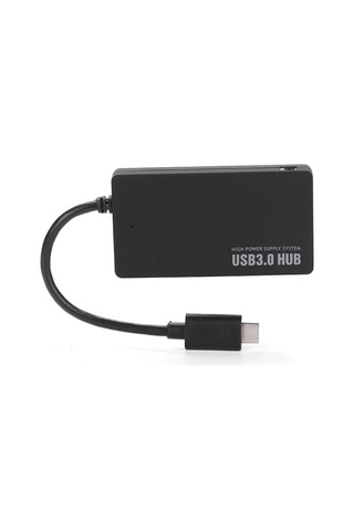 Type-c To 4 Port Usb 3.0 Hub İnce Tasarım 5gbps Yüksek Hızlı Super Speed Type-c Çıkışlı Usb 3.0 Girişli Çokl