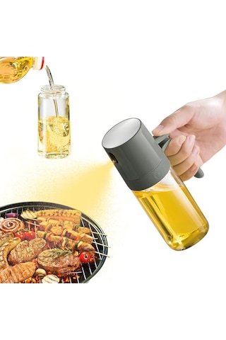 Için Zeytinyağı Püskürtücüsü 2'li Set - Yemek Pişirmek Için Çok Yönlü Zeytinyağı Sprey Şişesi - 250 Ml Genel