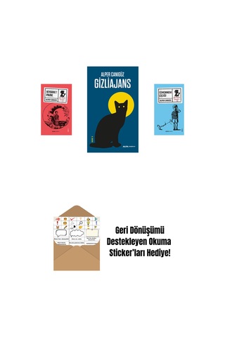 Kıyamet Park + Gizliajans + Cehennem Çiçeği + Okuma Sticker'ları