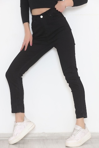 Mokashopin - Dar Paça Kot Pantolon Siyah - 11918.1431. 001