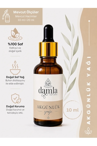 Biodamla Natural Akgünlük Yağı 10 Ml