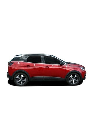 Omsa Peugeot 3008 Krom Cam Alt Çıtası 8 Parça 2016 Ve Sonrası