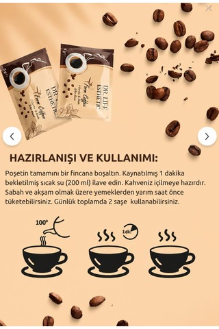 Lifeesthetic Hindiba Kahvesi 30'lu Çözünebilir