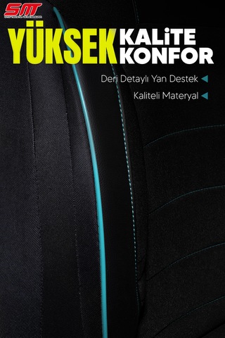 Era Serisi Universal Oto Koltuk Kılıfı Siyah-mavi