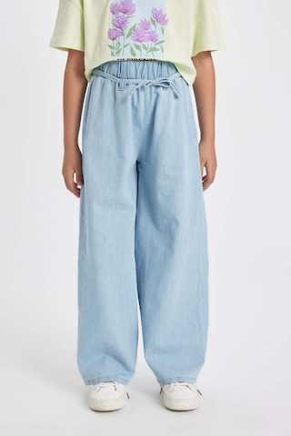 DeFacto Kız Çocuk Wide Leg Geniş Bol Paça Jean Pantolon D3355A824HSNM39