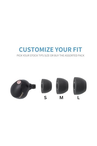 Foam Truegrip Pro Sony True Wireless Kulaklık Ucu M - 3 Çift