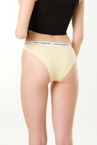 Parlingerie Kadın Slip Külot Sarı