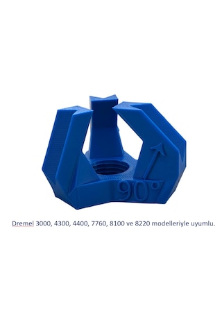 Dremel Uyumlu 3 Açılı Matkap Ucu Bileme Aparatı