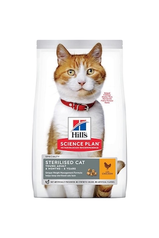 Hill's Sterilised Tavuklu Kısırlaştırılmış Yetişkin Kedi Maması 10 KG Hill's Sterilised Tavuklu Kısırlaştırılmış Yetişkin Kedi Maması 10 KG