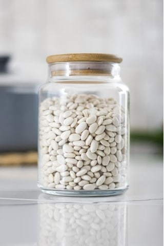 12 Li Set Bambu Kapaklı Cam Kavanoz & Erzak Saklama Kabı 800 Ml Orta Boy Vakum Kapak Diğer