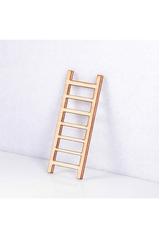 Sones 5 Adet Simülasyon Merdiven Dekorasyonu Ahşap Merdiven Koridor Mikro Manzara Sukulent Saksı Dıy Dekorasyonları