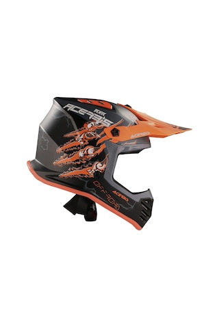 Acerbis Profıle Çocuk Kask Turuncu Siyah Turuncu