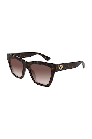 Gucci 1714s 002 Kadın Güneş Gözlüğü Kahverengi