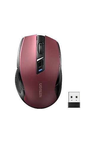 Ugreen 25752 4.000 DPI Ergonomik Sessiz Kablosuz Optik Mouse