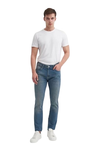 Cazador Erkek Kot Pantolon 0704 Parker Normal Bel Dar Paça Slim Fit Yeşil