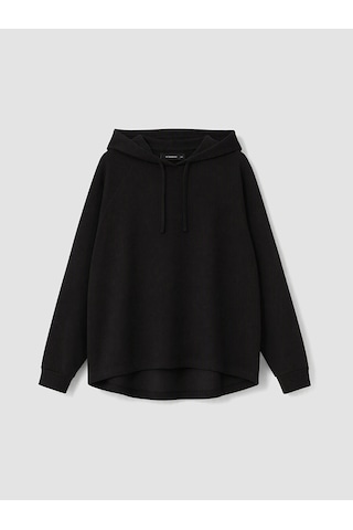 Lcw Curve Siyah Büyük Beden Kadın Hoodie
