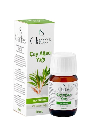 Clade's Çay Ağacı Yağı 20 Ml - Cilt Bakım Yağı Tea Tree Oil