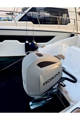 Tekne Motor Kılıfı Dıştan Takma Marin Deri Honda 250 Hp