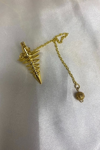 Pirinç Pandül Sarkaç Metal Sipral Çok Renkli