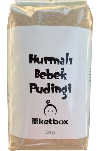 Ketbox Doğal Katkısız Hurmalı Bebek Pudingi Muhallebi Karışımı 300 G
