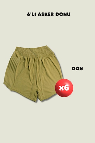 Outdoorun 6'lı Don Askerlik Seti - Temel Ve Bedelli Askerlik Malzemeleri Haki