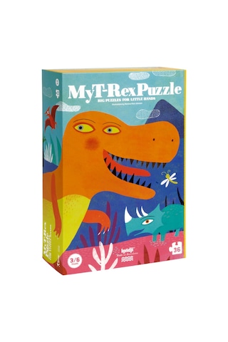 Londji My T-rex Puzzle Canlı Renkler