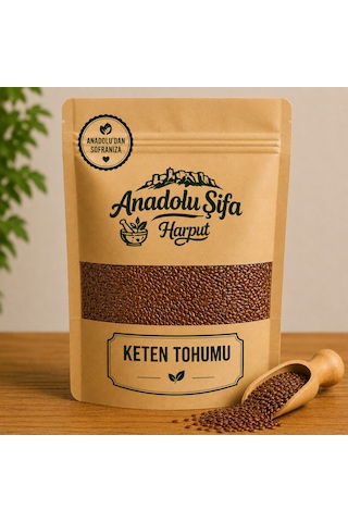 Anadolu Şifa Harput Karnıyarık Otu Kabuğu Tozu + Keten Tohumu + Chia Tohumu 3x100 Gr Bitkisel Ürün Seti