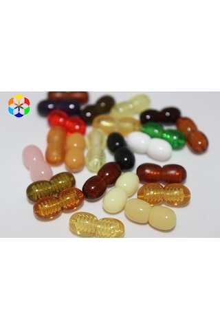 Kehribar Klips, Vidalı Klips Seti 23 Değişik Renk Ytm-14125 Mavi