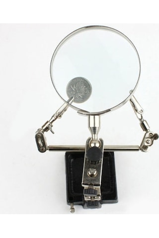 Dancemonkey 5x Üçüncü El Havya Standı, Yardımcı Kelepçe, Mengene Klipsi, Büyüteç Aracı