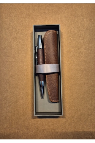 Faber Castell E-motion 1.4mm Parlak Krom/ahşap Kahverengi