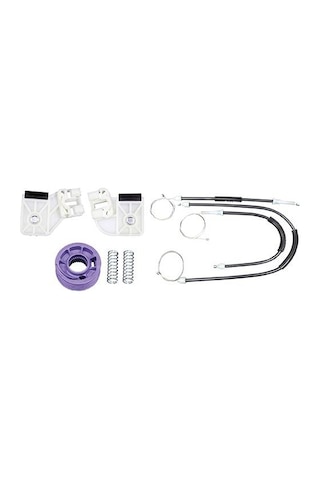 Volkswagen Polo Mk4 2002-2009 Ön Sol Cam Kriko Teli ve Tamir Seti