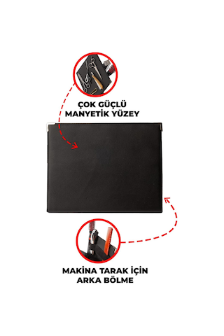 Croc St02 Mıknatıslı Makas Tutucu Kuaför Tarak Makas Standı Telefon Tutuculu