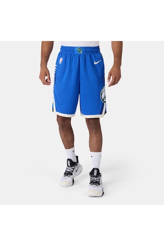 Nike Nba Cıty Edıtıon Milwaukee Bucks Basketbol Şortu-sportxstore Mavi