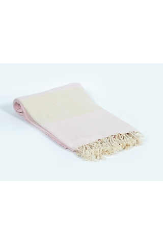 Elmas Peştemal (Pembe) %100 Pamuk 90*180 Banyo-Plaj havlusu