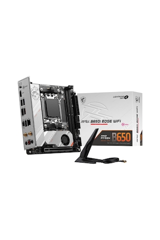 MSI MB MPG B650I Edge Wifi AMD B650 7200 MHz DDR5 Soker AM5 Mini-ITX Anakart MSI MB MPG B650I Edge Wifi AMD B650 7200 MHz DDR5 Soker AM5 Mini-ITX Anakart