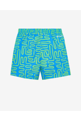 Skechers B 5 Inch Allover Print Swimshort Büyük Erkek Çocuk Mavi Deniz Şortu Sk2510098-400 Mavi