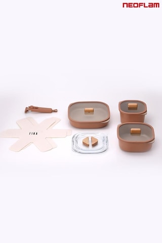 Neoflam Fika Comfort Terracota Tencere Ve Tava Seti