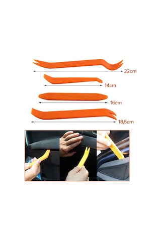 Oto İç Panel-teyp Sökme Aparat Seti 4 Parça