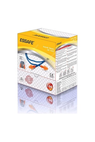 Essafe Ge1425 Kordonlu Kulak Tıkacı Kutulu