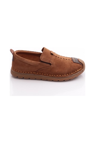 Dgn 9861 Erkek Comfort Ayakkabi Taba Nubuk Kahve