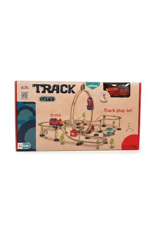 Sh40600 75 Parça Çantalı Oyuncak Tren Seti