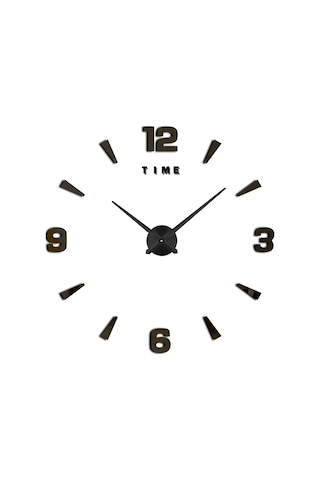 Vkemall Kendin Yap Duvar Saati Çerçevesiz 3d Aynalı Duvar Saati Büyük Sessiz Duvar Çıkar Çok Renkli