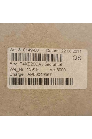 P4ke20ca 20v 400w Transil Diyot 50 Adet