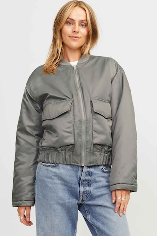Jjxx Jxcaren Padded Bomber Otw Grı Kadın Ceket Gri