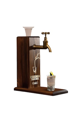 Bk Gift Özel Vodka Baskılı Musluklu Doğal İçki Standı, İçki Çeşmesi, Doğum Günü Hediyesi, Ev H Sku: Smg8690010555939 Açık Mavi