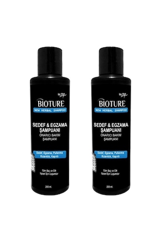 Bioture Eg.zama Sede.f Tahribatlarını Döküntülerini Onaran Bakım Şampuanı 200 Ml X 2 Ad Bioture Eg.zama Sede.f Tahribatlarını Döküntülerini Onaran Bakım Şampuanı 200 Ml X 2 Ad