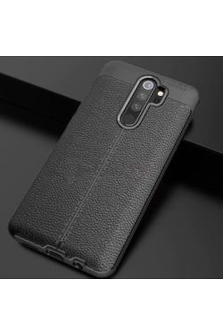 Xiaomi Redmi Note 8 Pro Kılıf Zore Niss Deri Desenli Silikon