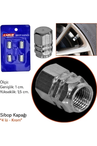 Carub Sibop Kapağı Krom 4 Lü Br5531116