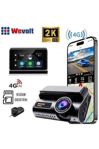 Hb-30 Yeni 4g Uzaktan İzlemeli 2k Araç Kayıt Kamerası