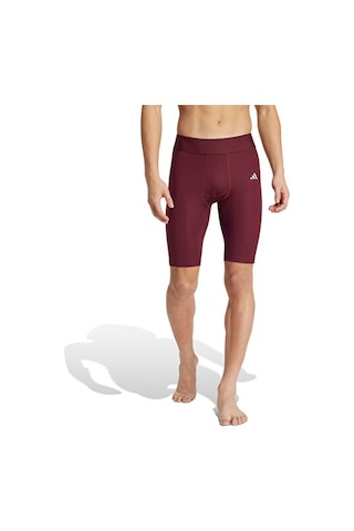 Adidas Techfıt Shrt Tıght M Erkek Antrenman Kısa Tayt Jm0646 Kırmızı